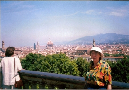 View of Florence from M-Piazzale