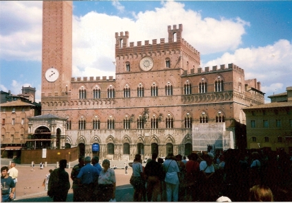 Looking  over the Piazza