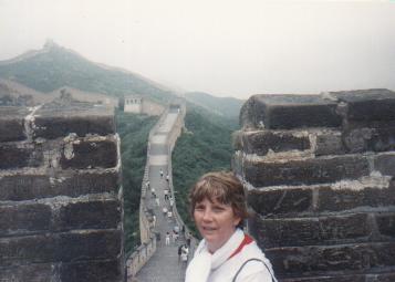 Kay on Great wall