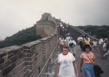 Kay on Great wall